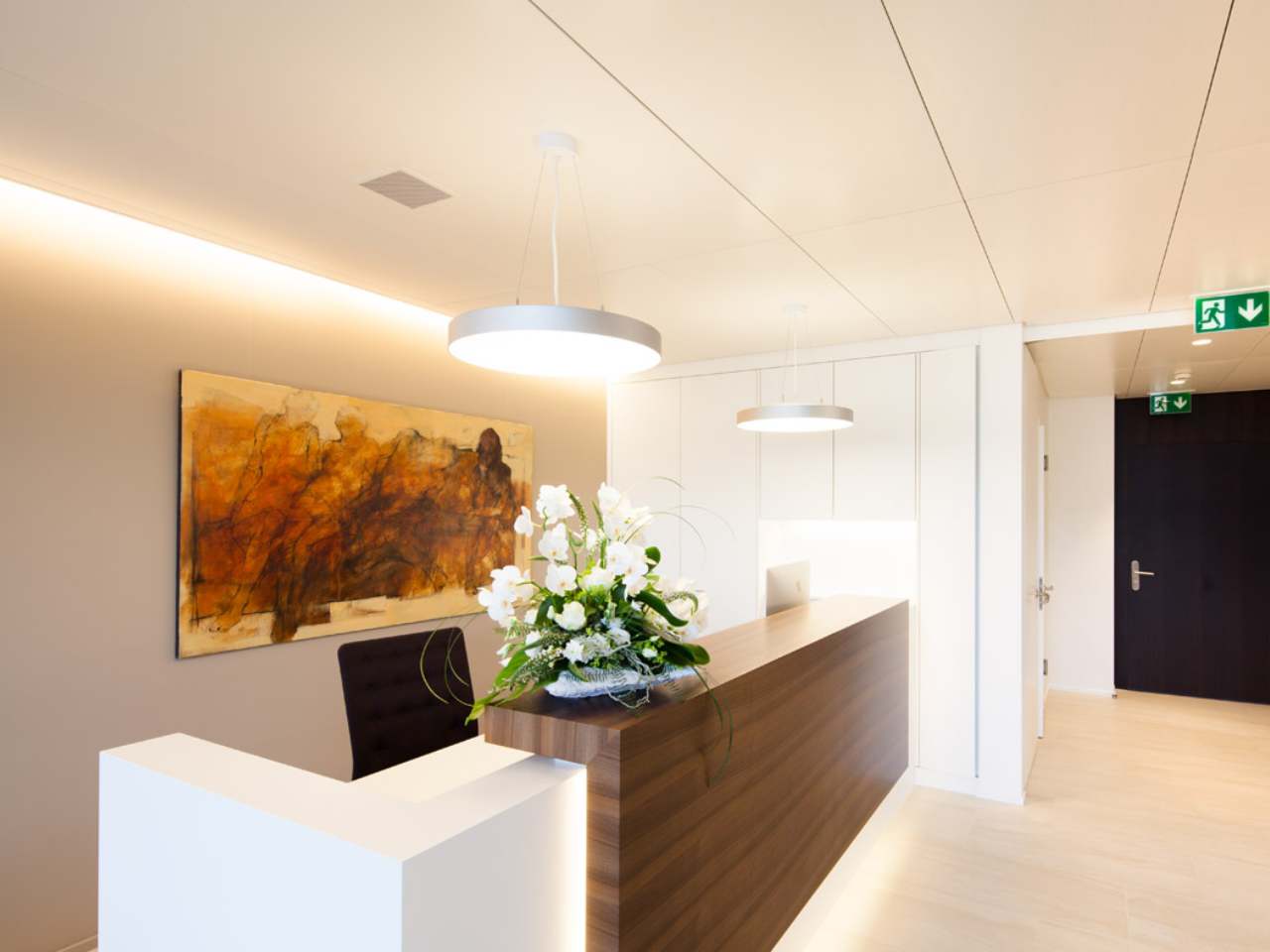 Rezeption - Aeskulap Praxis Intgrative Medizin in Zug